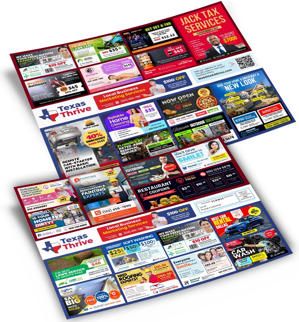 Giant Postcard Example - Dominates the Mailbox